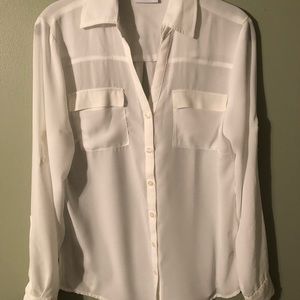 White button down shirt